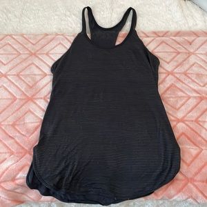 black with gold stripes lulu tank